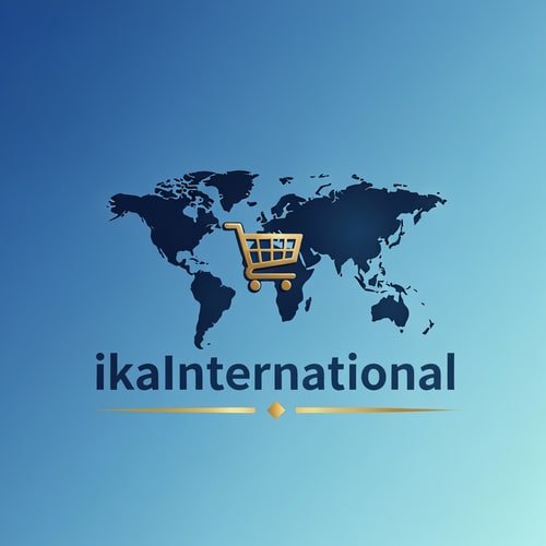 AI Design for create a logo of Ecommerce + export name is ikainternational