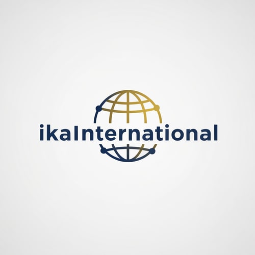 AI Design for create a logo of Ecommerce + export name is ikainternational