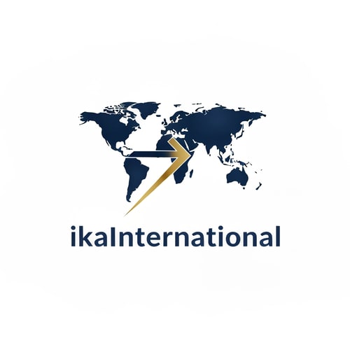 AI Design for create a logo of Ecommerce + export name is ikainternational