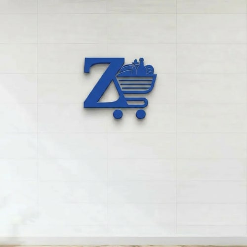 AI Design for only logo icon not use text color #2252b4