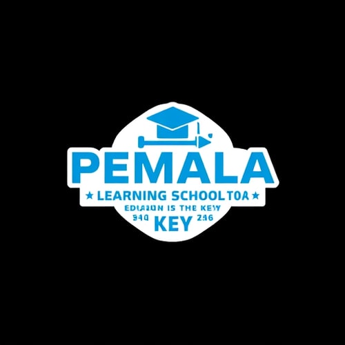 AI Design for PEMALA LEARNING SCHOOLADULT LEARNING SCHOOL EDUCATION IS THE KEYBLUE BLACK OR WHITE