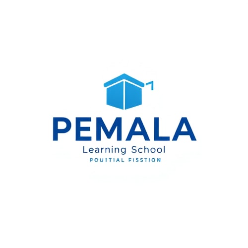 AI Design for PEMALA LEARNING School adult LEARNING SCHOOL EDUCATION IS THE KEYBLUE BLACK OR WHITE