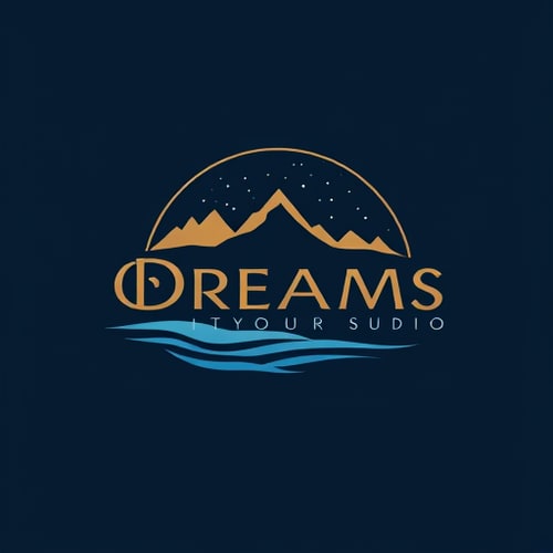 AI Design for dev dreams picturesque studio logo