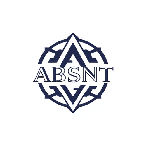 AI Design for Make a monogram with the name ABSNT