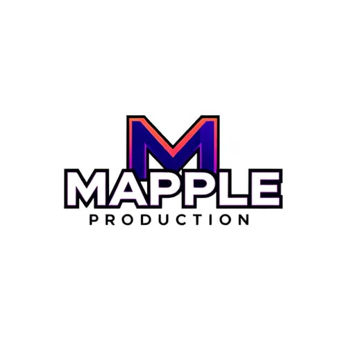 AI Design for CREATE A ANIMATED LOGO FOR MY PRODUCTION HOUSE NAME (MAPPLE PRODUCTION) MAKE IT CREATIVE AND ADD TRENDY EFFECT MAKE A 10 SEC INTRO VIDEO FOR IT MAKE IT CREATIVE
