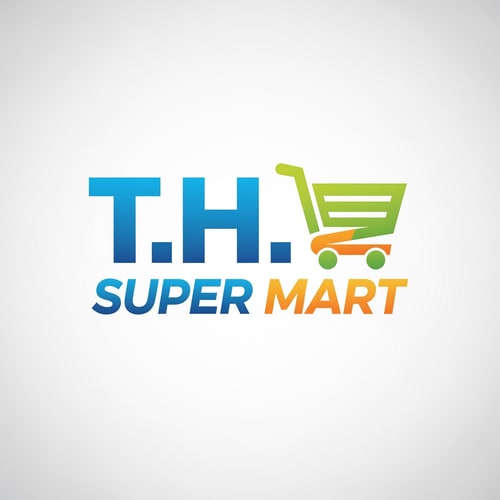 AI Design for T.H super mart logo