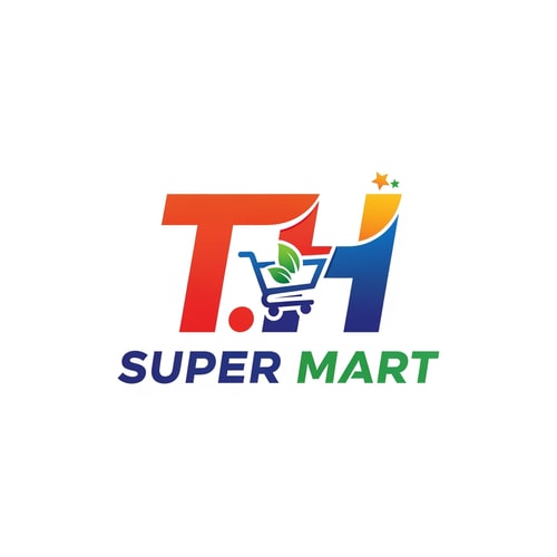 AI Design for T.H super mart logo
