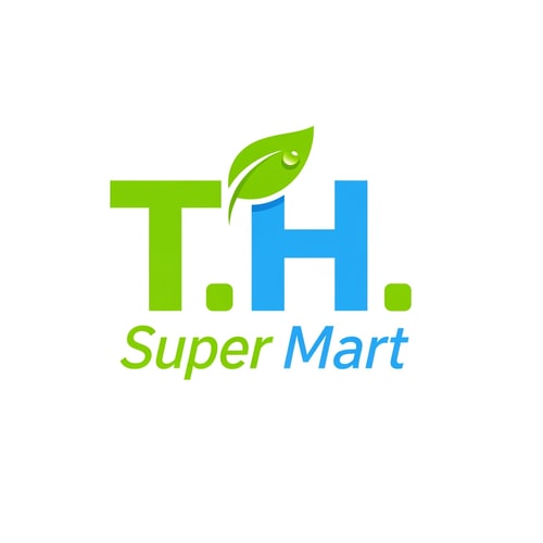 AI Design for T.H super mart logo new fesh