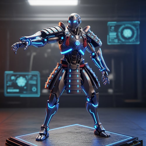 AI Design for amano gattr  3d