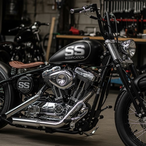 AI Design for ss modification  logo bike