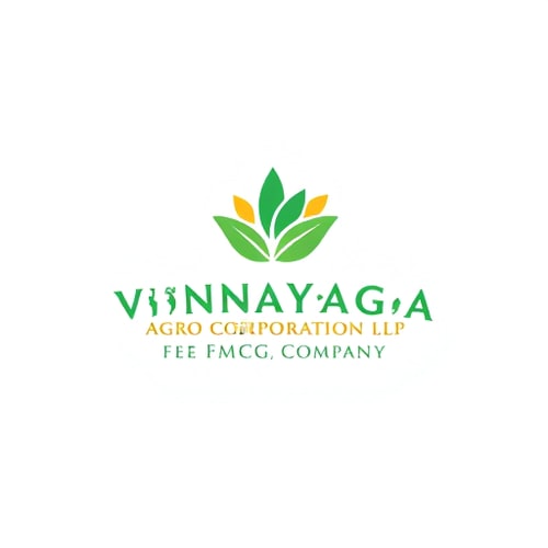 AI Design for Create a Logo for our company named "SHREE VINAYAGA AGRO CORPORATION LLP" a FMCG company.