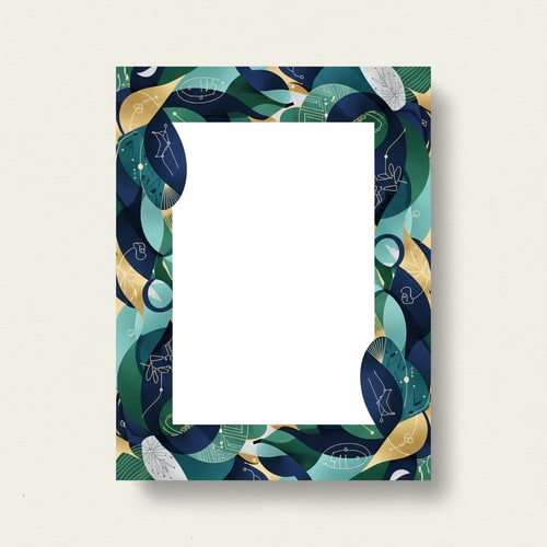 AI Design for design this creative border, stylish