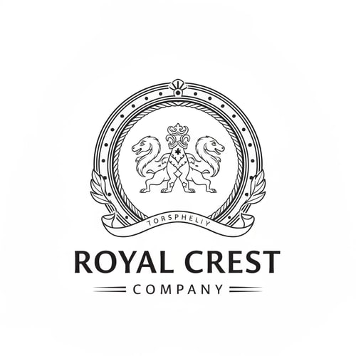 AI Design for create a logo for my "Royal Crest" Company