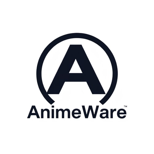 AI Design for Got it. Just to be clear, you want the entire logo, including the stylized “AnimeWare” text, inside the circle, right? Or do you want only the “A” inside the circle and “AnimeWare” written underneath it?