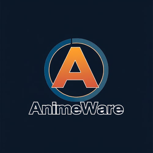 AI Design for Got it. Just to be clear, you want the entire logo, including the stylized “AnimeWare” text, inside the circle, right? Or do you want only the “A” inside the circle and “AnimeWare” written underneath it?