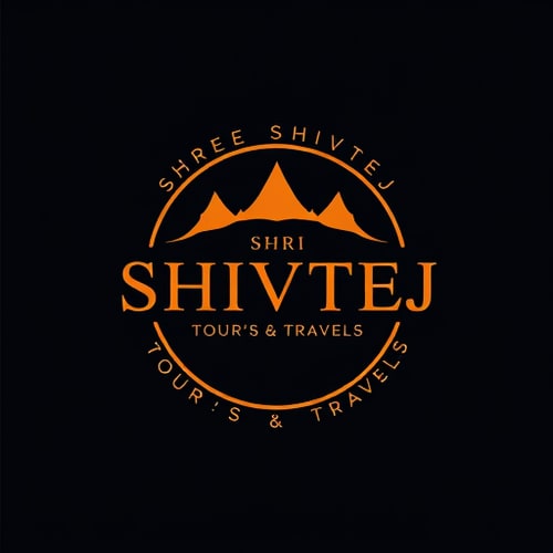AI Design for SHRI SHIVTEJ TOUR'S & TRAVELS ,round shape in text shree shivtej up side & tour's & travels dowun side