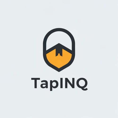 AI Design for A logo for my queue management system, "TapINQ"
