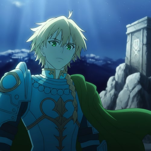 AI Design for make his cape a forest green tone, and his eyes a slightly lighter version of green.