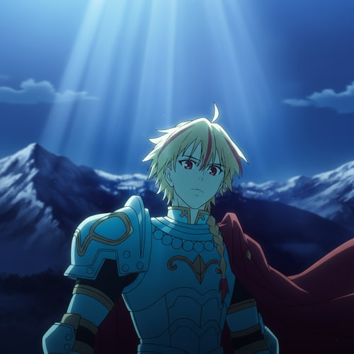 AI Design for now also expand it on the left side, and maybe change the colour of the red streaks in his hair to a lighter blonde