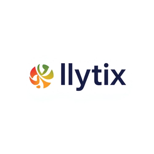 AI Design for Create Logo Design: for my company name "ழlytix"