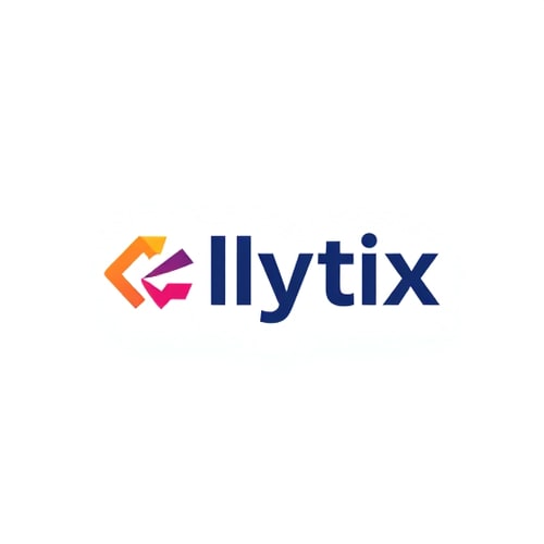 AI Design for Create Logo Design: for my company name "ழlytix"
