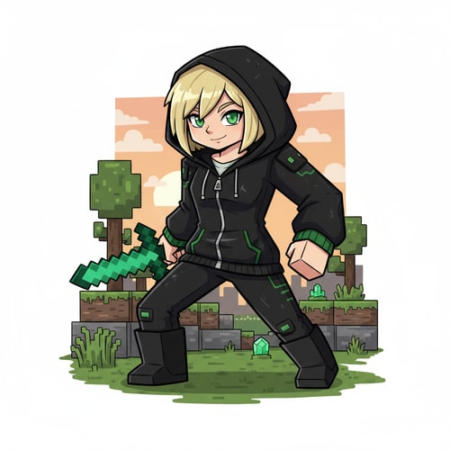 AI Design for Make fanart with the likeness of this image