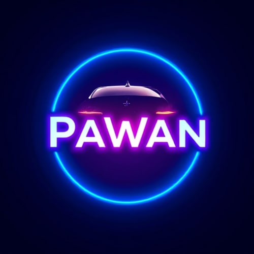 AI Design for name uper side bmw m4 headlight yellow clour