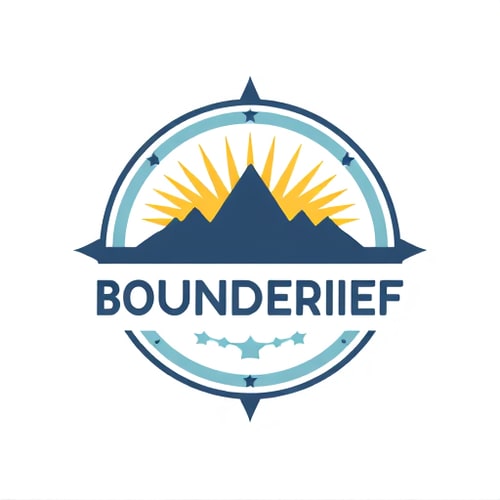 AI Design for beyond the bounderies' make a theme based logo