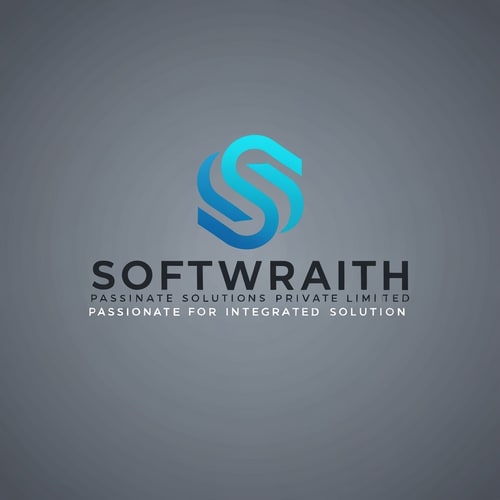 AI Design for Create a professional and modern logo for Softwraith Solutions Private Limited, a technology company specializing in software development, IT services, and digital learning. The logo should symbolize innovation, integration, and technology-driven growth. Incorporate a sleek abstract ‘S’ or infinity-inspired design using a blue and cyan color palette. The typography should be clean, futuristic, and professional with the tagline ‘Passionate for Integrated Solution’. The design must look premium, minimal, and suitable for both tech and education sectors.