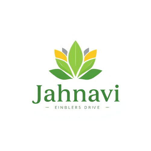 AI Design for create logo with jahnavi herbals