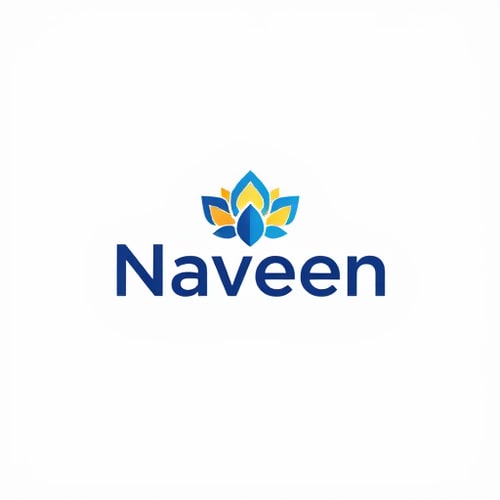 AI Design for create logo with the name naveen