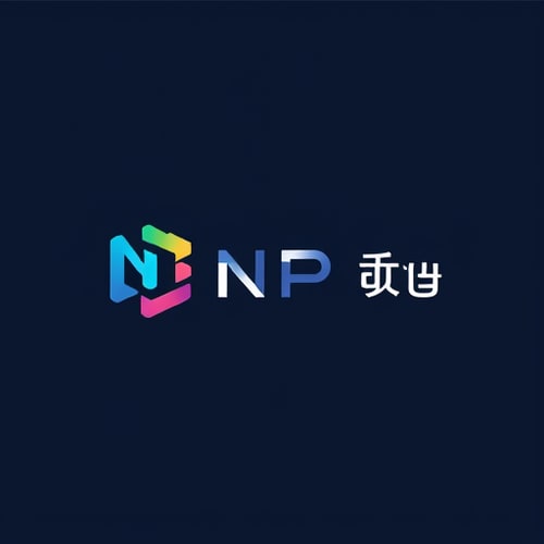 AI Design for create logo with the name np