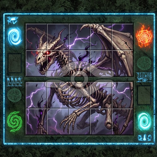 AI Design for Alakitsd át olyanra hogy jól nézzen ki használj szimbolumokat is egyes területekre stb Ábrán legyen 1 Csontsárkány .