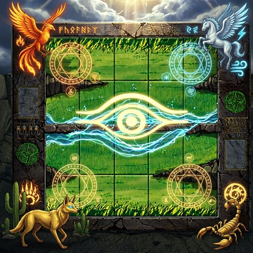 AI Design for Alakitsd át olyanra hogy jól nézzen ki használj szimbolumokat is egyes területekre stb Ábrán legyen préri farkas vagy valami