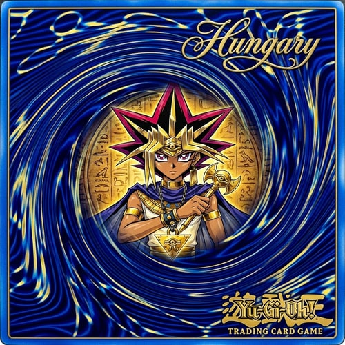 AI Design for Legyen szép kék a hátulja Yugi legyen ott, és legyen rá írva Hungary szépen