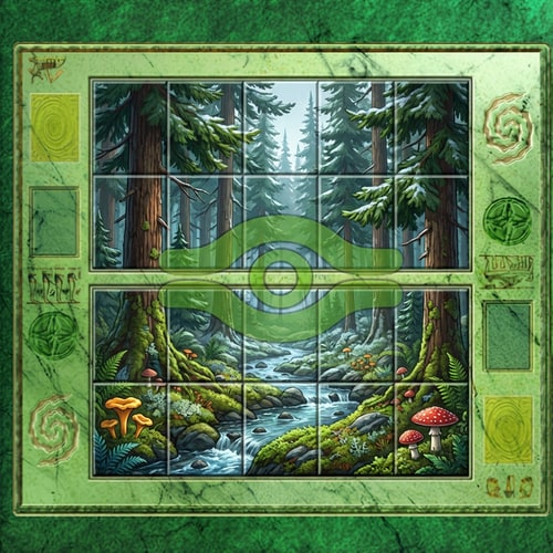 AI Design for Alakitsd át teljesen más fajta erdőre.