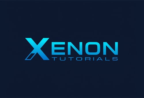 AI Design for Create a satisfaction and unique logo for Classes "Name : Xenon Tutorials" Also Add taglines : An Evolution in Science