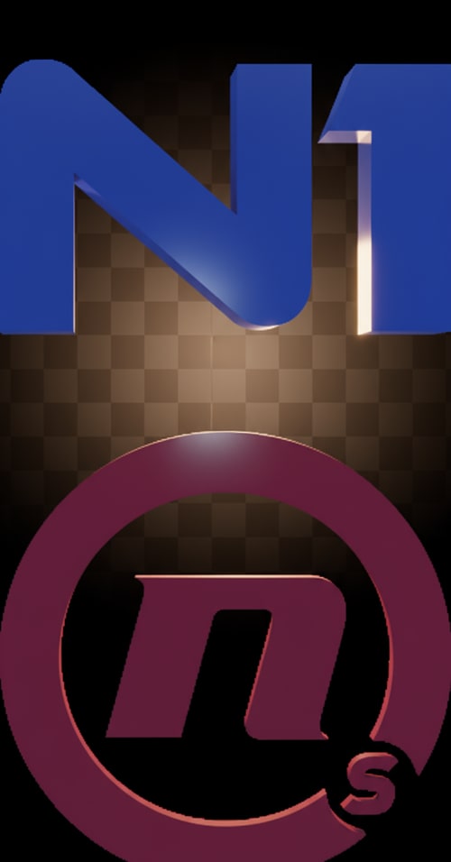 AI Design for napravi mi logo u 3d da bude malo okrenut i da ima pozadinsko osvetljenje ali da pozadina bude transparenta ali da ne ujedes sa tim moj logo
