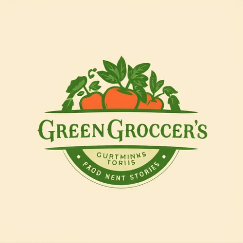 AI Design for greengrocer's logo for my new store