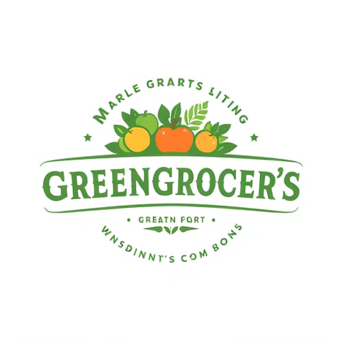 AI Design for greengrocer's logo for my new store