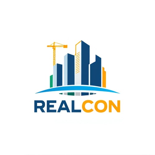 AI Design for creat a logo regarding "City Realcon" a unit engage in building construction