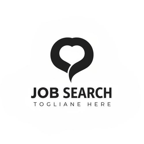 AI Design for Job search of logo in bold