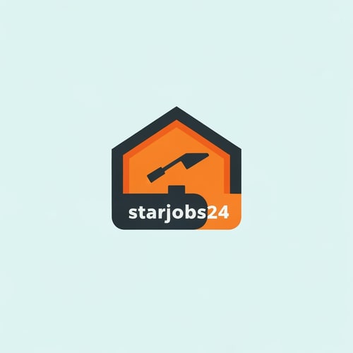 AI Design for starjobs24 of logo in bold job icon