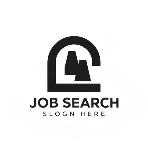 AI Design for Job search of logo in bold
