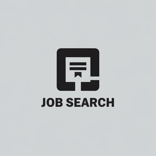 AI Design for Job search of logo in bold