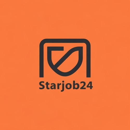 AI Design for starjobs24 of logo in bold job icon