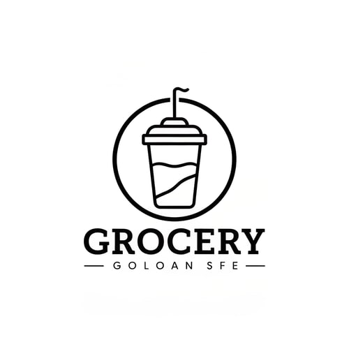 AI Design for Grocery of logo with icon