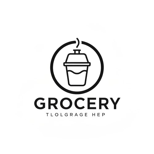 AI Design for Grocery of logo with icon