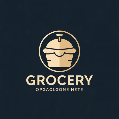 AI Design for Grocery of logo with icon