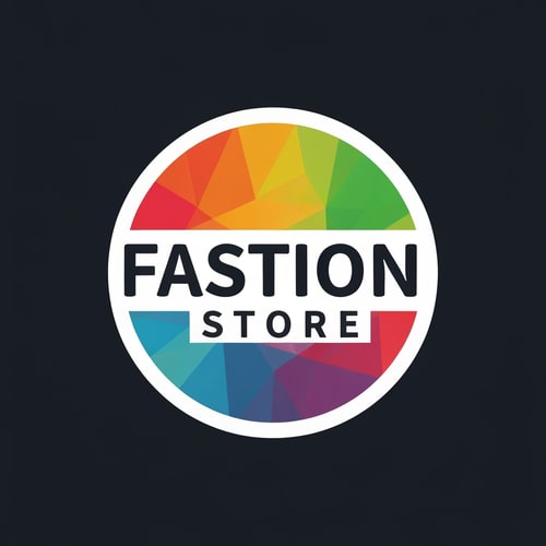 AI Design for Fastion store logo colorfull